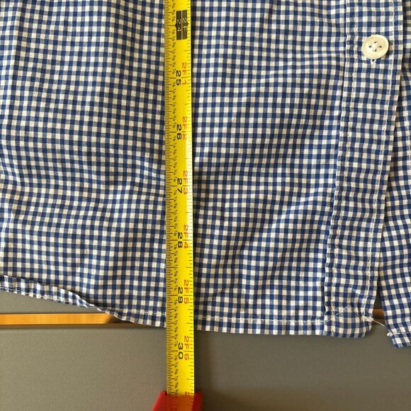 Lauren Ralph Lauren Shirt Womens 3X Blue White Gingham Regular Collar Button Up - Picture 6 of 7
